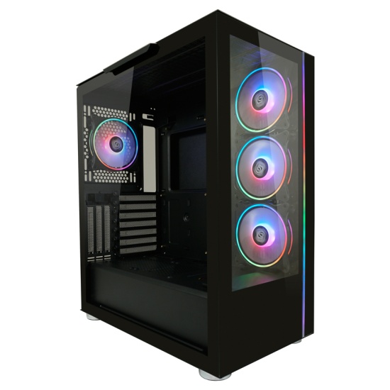 LC-Power LC-808B-ON computer case Midi Tower Black Image