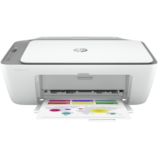 HP DeskJet HP 2720e All-in-One Printer, Color, Printer for Home, Print, copy, scan, Wireless; HP+; HP Instant Ink eligible; Print from phone or tablet Image