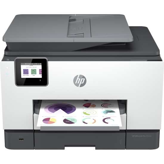 HP OfficeJet Pro HP 9022e All-in-One Printer, Color, Printer for Small office, Print, copy, scan, fax, HP+; HP Instant Ink eligible; Automatic document feeder; Two-sided printing Image