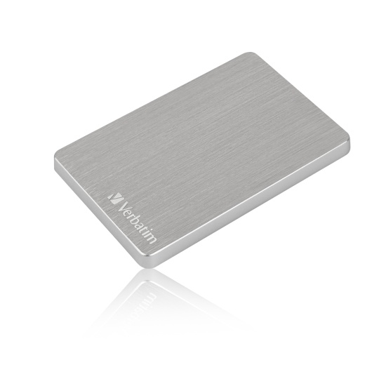 Verbatim Store 'n' Go ALU Slim Portable Hard Drive 2TB Silver Image