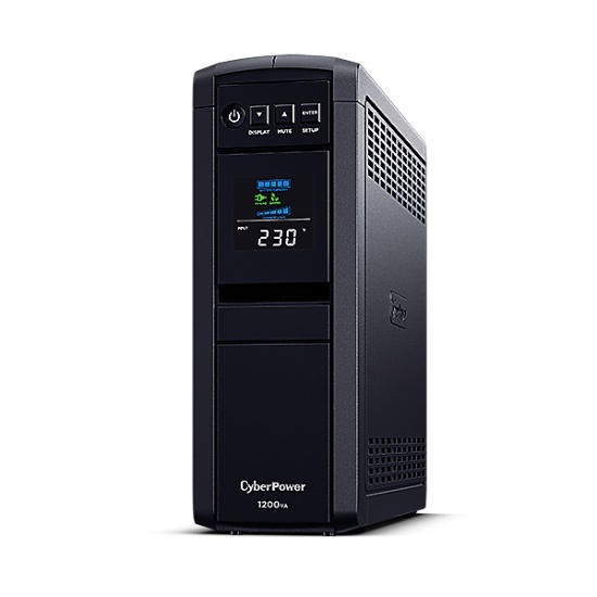 CyberPower CP1200EIPFCLCD uninterruptible power supply (UPS) Line-Interactive 1.2 kVA 720 W 6 AC outlet(s) Image