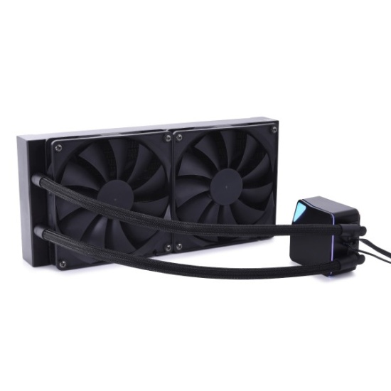 Alphacool Core Ocean T38 AIO 280mm Processor All-in-one liquid cooler 14 cm Black 1 pc(s) Image