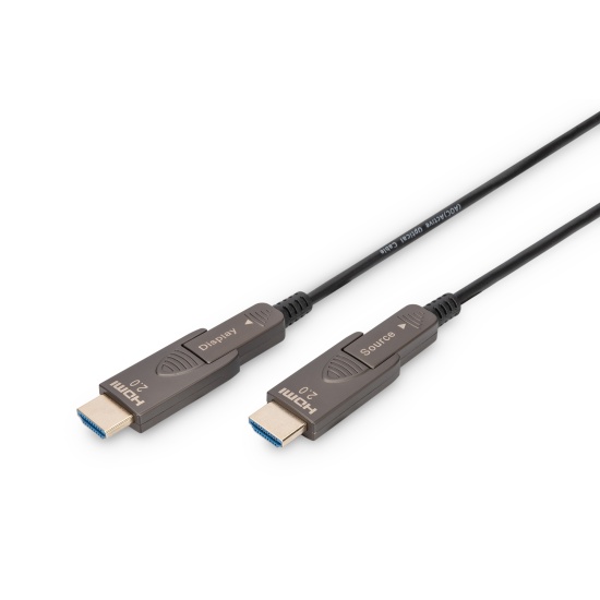 Digitus 4K - HDMI AOC Hybrid Fiber Optic Cable with 20m removable plug Image