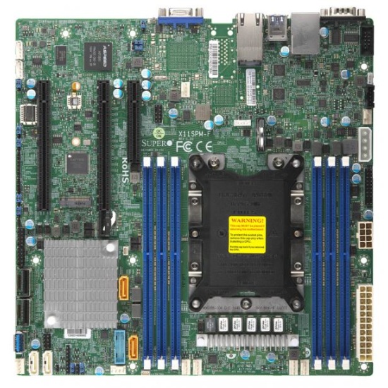 Supermicro X11SPM-F Intel® C621 LGA 3647 (Socket P) micro ATX Image