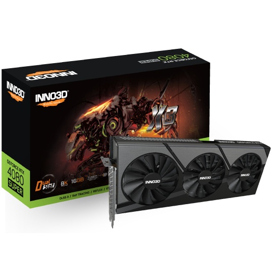 Inno3D GEFORCE RTX 4080 SUPER X3 NVIDIA 16 GB GDDR6X Image