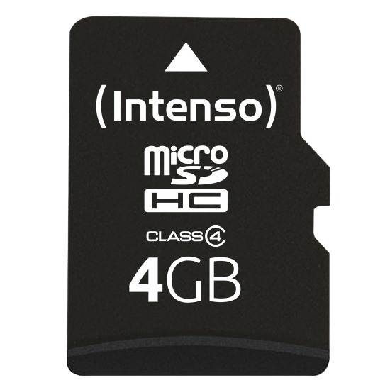 Intenso 3403450 memory card 4 GB MicroSDHC Class 4 Image