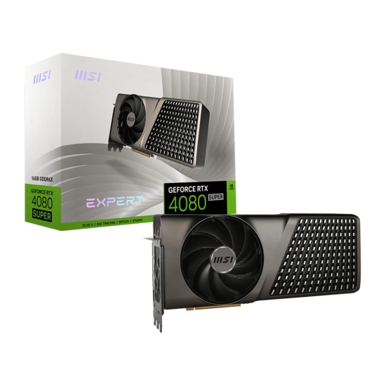 MSI GEFORCE RTX 4080 SUPER 16G EXPERT graphics card NVIDIA 16 GB GDDR6X Image