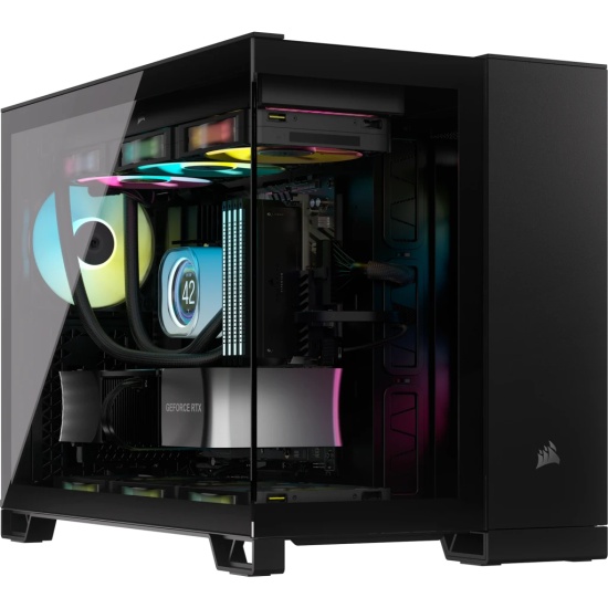 Corsair 2500X RGB Micro Tower Black Image