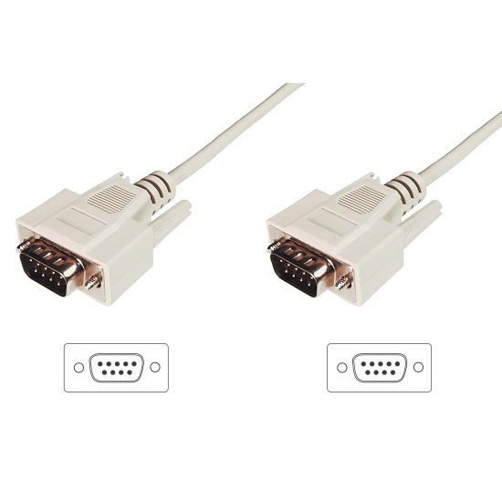 Digitus Datatransfer connection cable, D-Sub9/M - D-Sub9/M Image