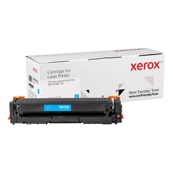 Everyday (TM) Cyan Toner by Xerox compatible with HP 204A (CF531A), Standard Yield Image