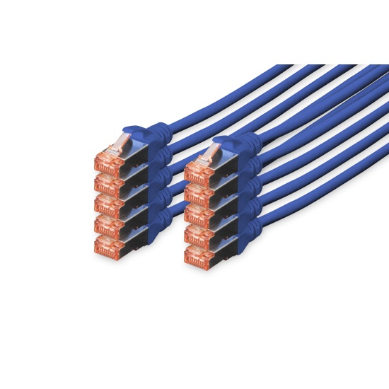 Digitus CAT 6 S/FTP patch cord, 10 units Image