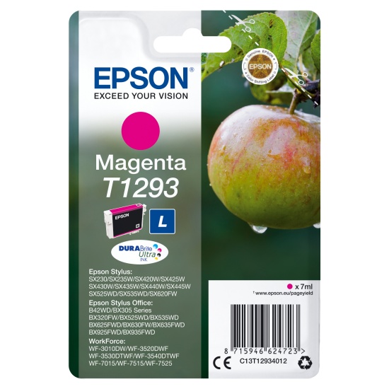 Epson Apple Singlepack Magenta T1293 DURABrite Ultra Ink Image