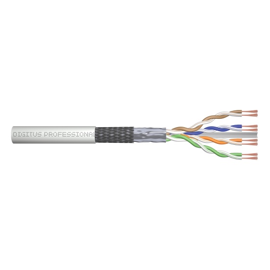 Digitus CAT 6 SF/UTP twisted pair patch cord, raw Image