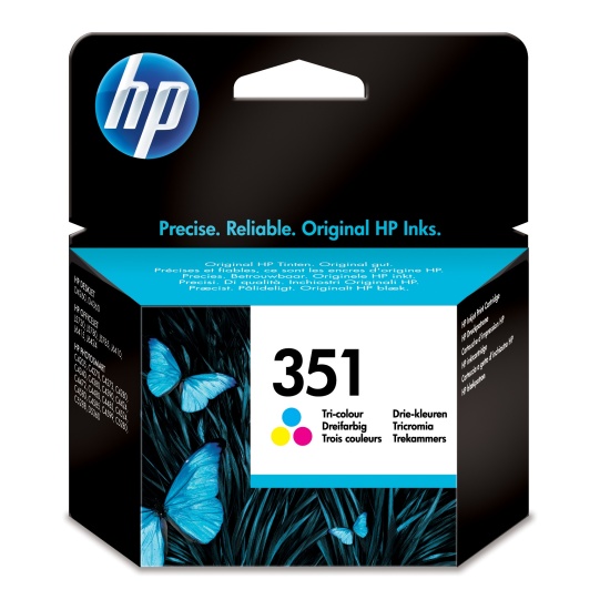 HP 351 Tri-color Original Ink Cartridge Image