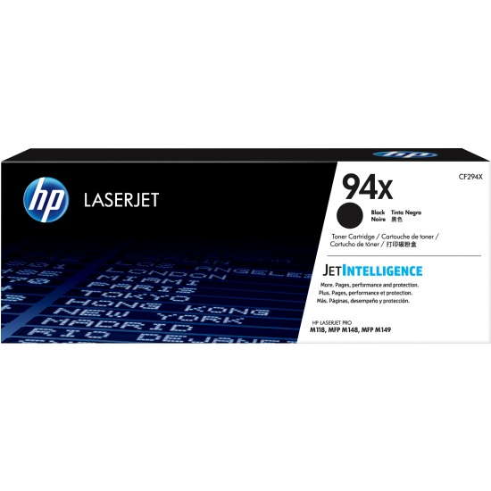 HP 94X High Yield Black Original LaserJet Toner Cartridge Image