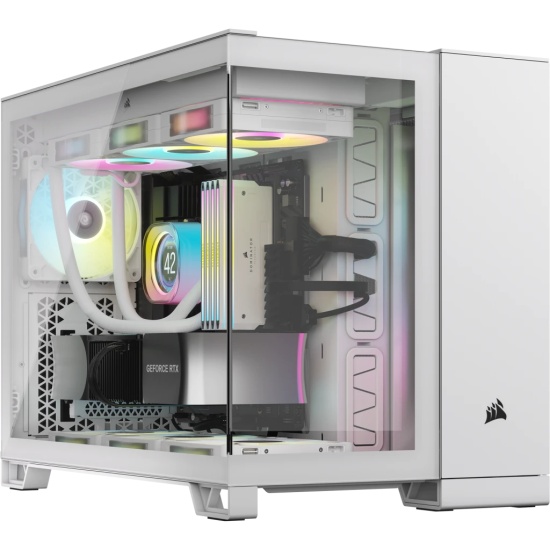 Corsair 2500X RGB Micro Tower White Image