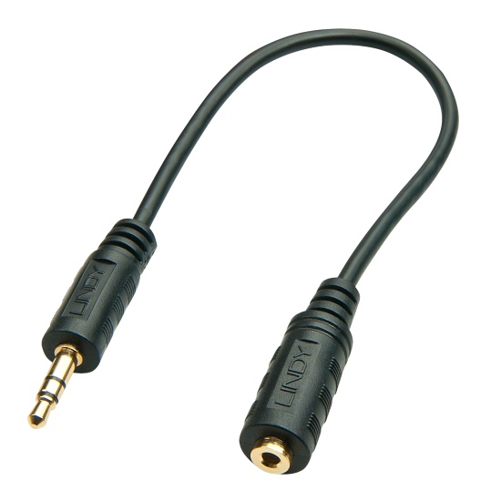 Lindy 3.5mm Male to 2.5mm Female Audio Adapter Image