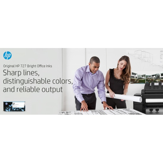 HP 727 130-ml Photo Black DesignJet Ink Cartridge Image