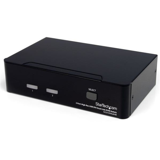 StarTech.com 2 Port High Resolution USB DVI Dual Link KVM Switch with Audio Image