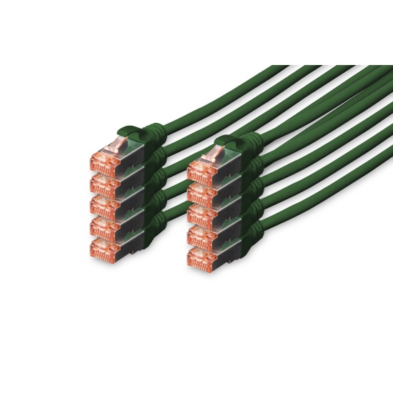 Digitus CAT 6 S/FTP patch cord, 10 units Image