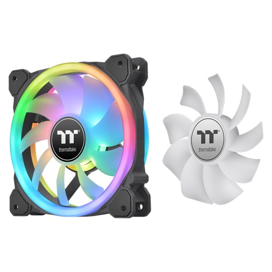 Thermaltake SWAFAN 12 RGB Computer case Fan 12 cm Black 3 pc(s) Image