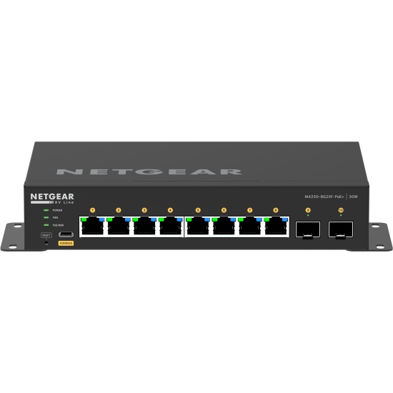 NETGEAR 8x1G PoE+ 220W and 2xSFP+ Managed Switch Image