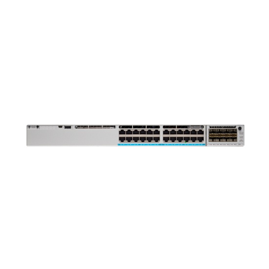 Cisco Catalyst C9300-24UX-A network switch Managed L2/L3 10G Ethernet (100/1000/10000) Power over Ethernet (PoE) 1U Grey Image