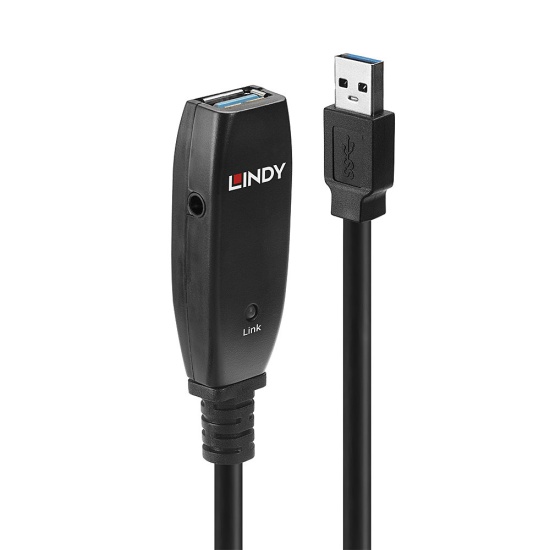 Lindy 15m USB 3.0 Active Extension Slim Image