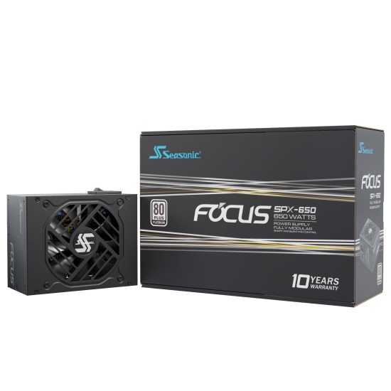 Seasonic FOCUS-SPX-650 power supply unit 650 W 20+4 pin ATX CFX Black Image