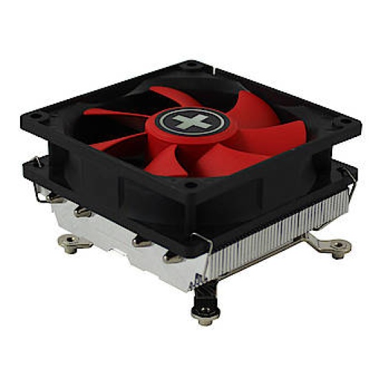 Xilence XC040 computer cooling system Processor Cooler 9.2 cm Black, Red Image