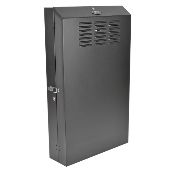 Tripp Lite SRWF6U36 SmartRack 6U Low-Profile Vertical-Mount Server-Depth Wall-Mount Rack Enclosure Cabinet Image