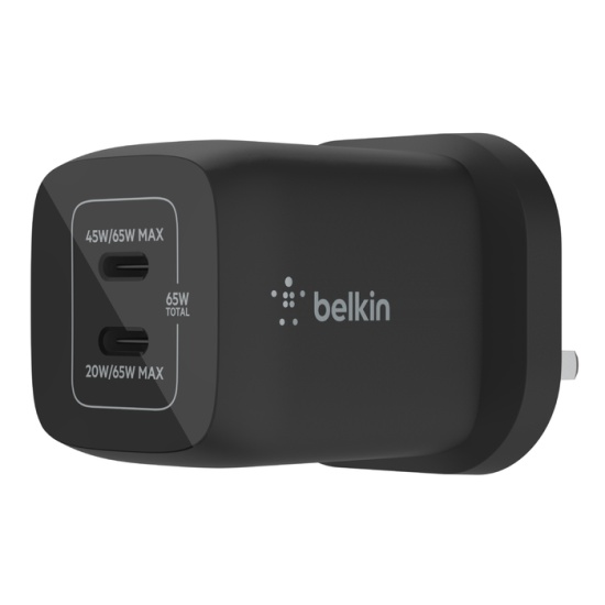 Belkin WCH013MYBK mobile device charger Universal Black AC Fast charging Indoor Image