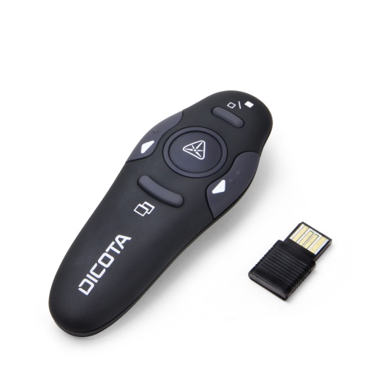 DICOTA Pin Point wireless presenter RF Black Image