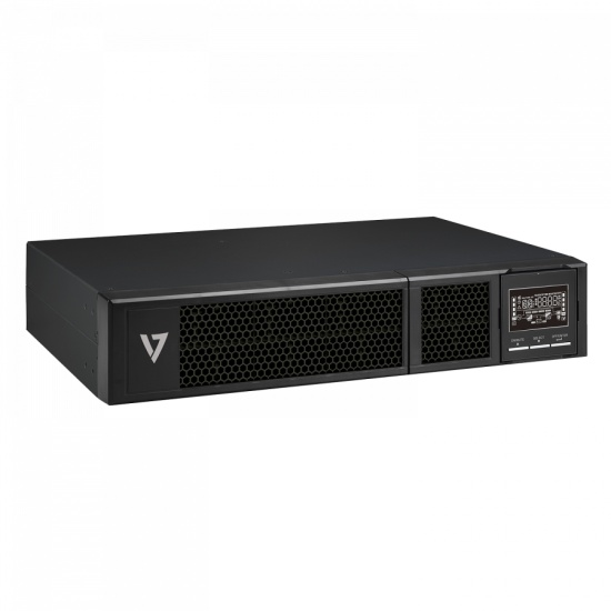 V7 UPS2URM3000DC-NC-1E uninterruptible power supply (UPS) Double-conversion (Online) 3 kVA 3000 W 8 AC outlet(s) Image