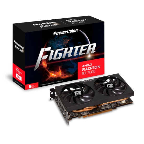 PowerColor RX 7600 8G-F AMD Radeon RX 7600 8 GB GDDR6 Image