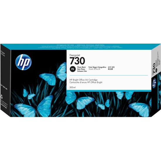 HP 730 300-ml Photo Black DesignJet Ink Cartridge Image