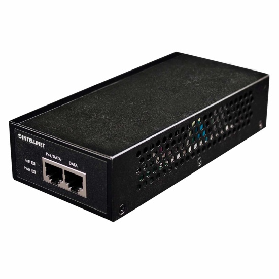 Intellinet Gigabit High-Power PoE+ Injector, 1 x 30 W, IEEE 802.3at/af Power over Ethernet (PoE+/PoE) Image