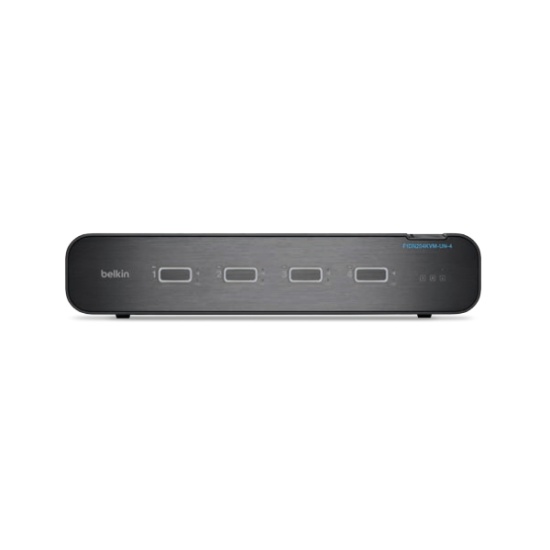 Belkin F1DN204KVM-UN-4 KVM switch Rack mounting Black Image