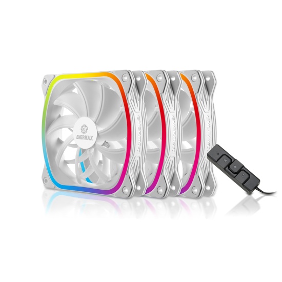 Enermax SquA RGB White Computer case Fan 12 cm Image