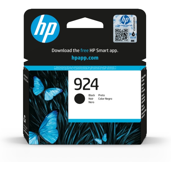 HP 924 Black Original Ink Cartridge Image