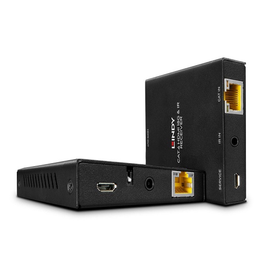 Lindy 50m Cat.6 HDMI & IR Extender with Loop Out Image