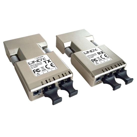 Lindy 500m Fibre Optic DVI-D Single Link Extender Image