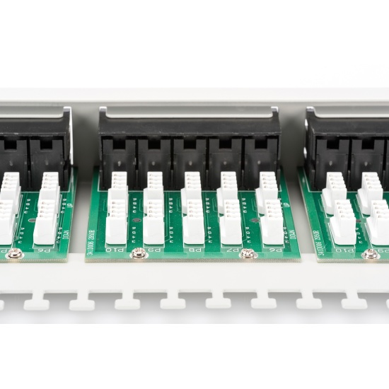 Digitus CAT 3 ISDN patch panel, unshielded, grey