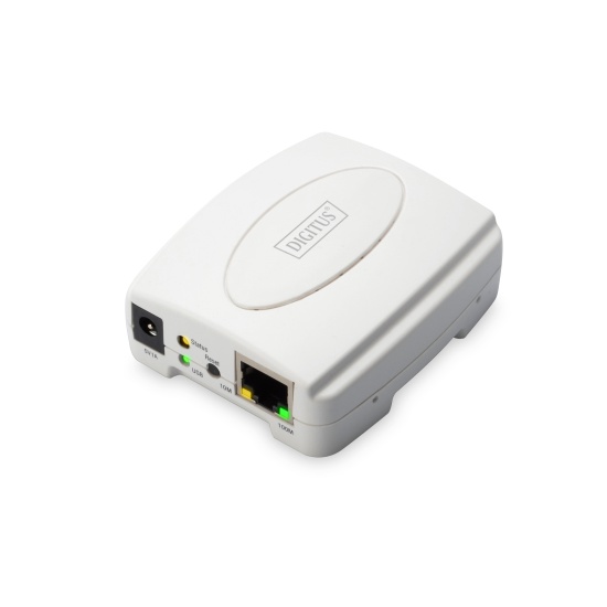 Digitus Fast Ethernet Print Server, USB 2.0 Image