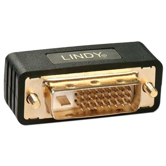 Lindy Premium DVI-D Coupler, Male to Female Image