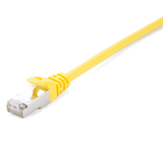 V7 CAT6 Ethernet Shielded STP 02M Yellow Image