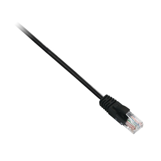 V7 Black Cat6 Unshielded (UTP) Cable RJ45 Male to RJ45 Male 3m 10ft Image