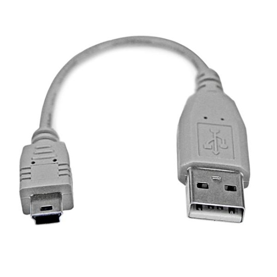 StarTech.com 6in Mini USB 2.0 Cable - A to Mini B Image