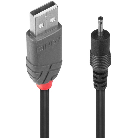 Lindy 1.5m USB to 0.7mm Inner / 2.5mm Outer DC Cable Image