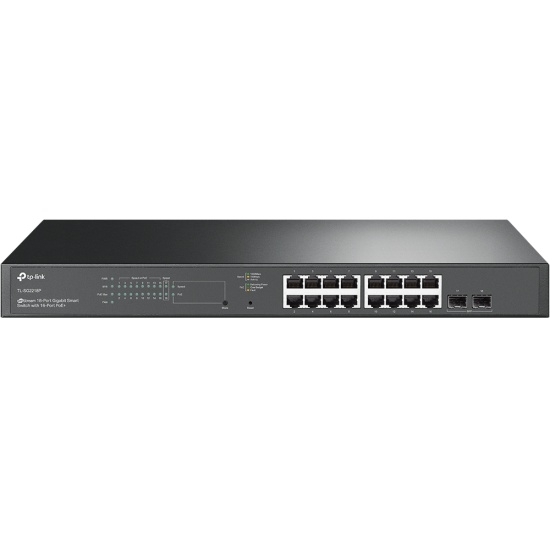 TP-Link JetStream 18-Port Gigabit Smart Switch with 16-Port PoE+ Image